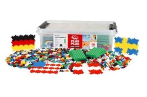 KLOCKI PLUS-PLUS NAUCZ SIĘ BUDOWAĆ FLAGI 2400EL