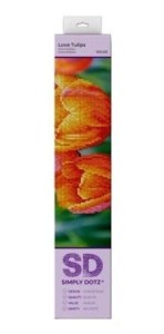 DIAMOND DOTZ - ADULTS LOVE TULIPS, DIAMOND DOTZ