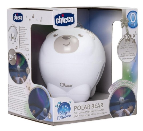 Projektor miś polarny beżowy, Chicco