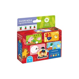 CZUCZU ZWIERZĄTKA Z GOSPODARSTWA PUZZLE DO PARY