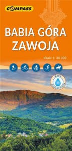 MAPA - BABIA GÓRA ZAWOJA 1:30 000, PRACA ZBIOROWA