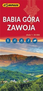 MAPA - BABIA GÓRA ZAWOJA 1:30 000, PRACA ZBIOROWA