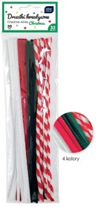 DRUCIKI KREATYWNE 30CM CHRISTMAS 32SZT