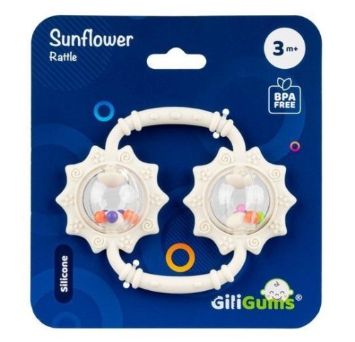 Grzechotka Słoneczniki beżowa, Giligums