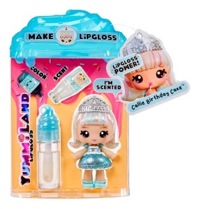YUMMILAND LIPGLOSS DOLL- CALLIE BIRTHDAY CAKE, MGA