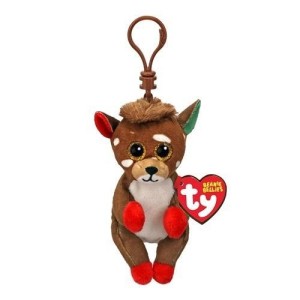 BEANIE BELLIES JUNO - BRĄZOWY RENIFER 8,5CM BRELOK