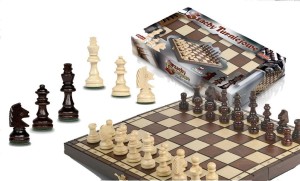 SZACHY TURNIEJOWE MAŁE 35CM, RAFAŁ MAGIERA