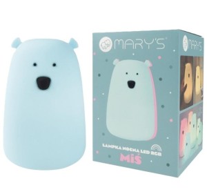 LAMPKA NOCNA LED RGB+WW + R/C MIŚ DUŻY NIEBIESKI