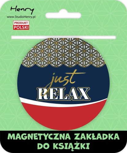 Zakładka magnetyczna kulka 2 granatowy, Henry