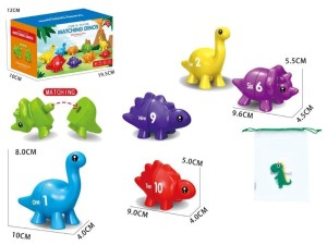 GRA MONTESSORI: DINOZAURY CYFERKI, CZAPSKA