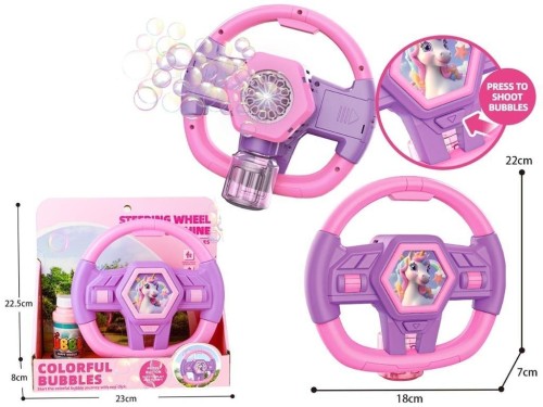 Kierownica na bańki mydlane Jednorożec, Czapska