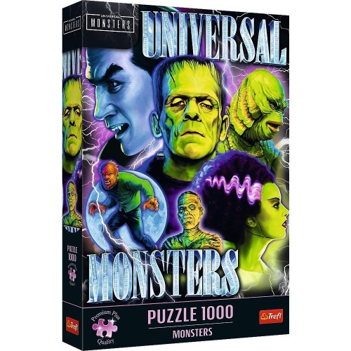 Puzzle 1000 Potwory TREFL, Trefl