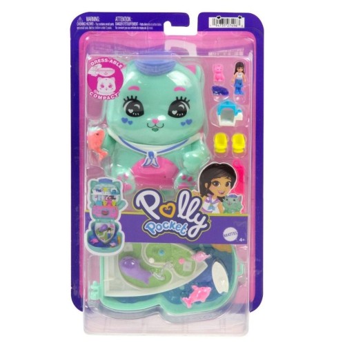 Polly Pocket Sail Kitty Compact JCR37, Mattel
