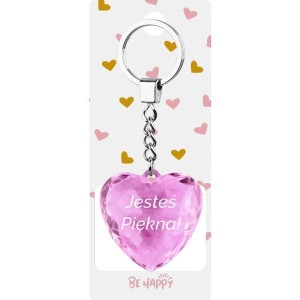 BERLOK PREZENTOWY Z NAPISEM JESTEŚ PIĘKNA!