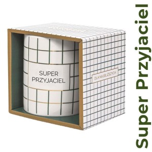 KUBEK PREZENTOWY SUPER PRZYJACIEL, BE-HAPPY GIFTS