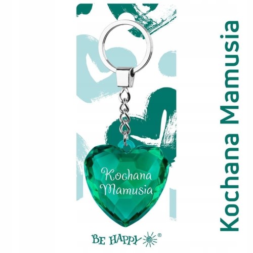 Brelok Serce Kochana Mamusia, Be-Happy Gifts