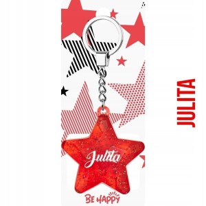 BRELOK GWIAZDKA JULITA, BE-HAPPY GIFTS