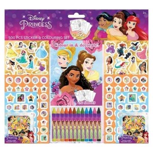 ZESTAW DO KOLOROWANIA I WYKLEJANIA DISNEY 500SZT