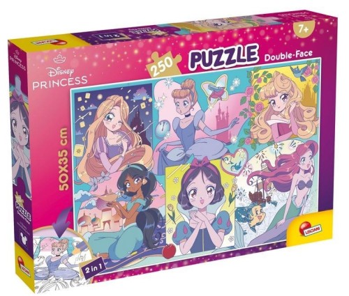Puzzle 250 Disney Princess Manga, Lisciani