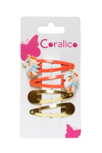 Zestaw spinek z konikiem, Coralico