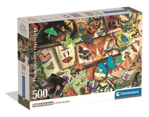 PUZZLE 500 THE BUTTERFLY COLLECTOR, CLEMENTONI