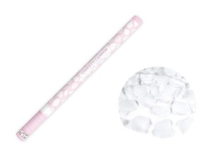 TUBA Z PŁATKAMI RÓŻ BIAŁYMI 80CM