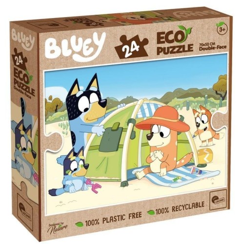 Puzzle 24 Bluey Eko dwustronne, Lisciani