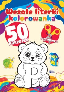 WESOŁE LITERKI. KOLOROWANKA, PRACA ZBIOROWA