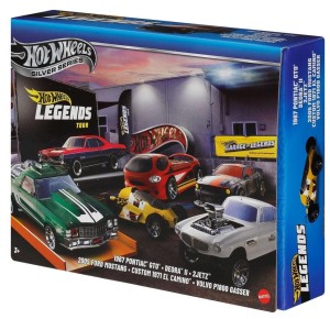 HOT WHEELS LEGENDS SAMOCHODY 1:64 6-PAK, MATTEL