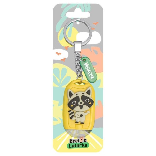 Brelok 3D z latarką - Misiaczek, Be-Happy Gifts
