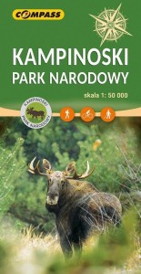 MAPA - KAMPINOSKI PARK NARODOWY 1:50 000