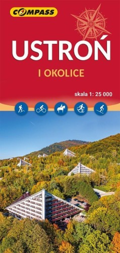 Mapa - Ustroń i okolice Brenna 1:25 000