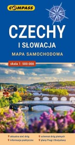 MAPA - CZECHY I SŁOWACJA 1:500 000, PRACA ZBIOROWA