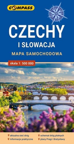 Mapa - Czechy i Słowacja 1:500 000, praca zbiorowa