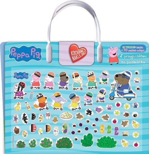 Świnka Peppa. Kocham naklejać. Z przyjaciółmi na..