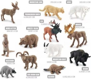 ZESTAW DZIKICH ZWIERZĄT AMERYKI PÓŁNOCNEJ, MERKPOL