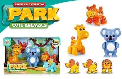 Zestaw 3 zwierząt twister, Merkpol