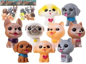 ZESTAW 6 GUMOWYCH ZWIERZAKÓW, MERKPOL