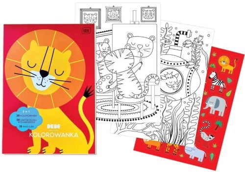 Kolorowanka z naklejkami A4/40K Bebe Kids
