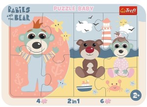 PUZZLE RAMKOWE BABY - SŁODKIE BOBASKI TREFL, TREFL
