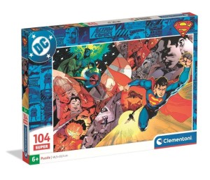 PUZZLE SUPER 104 SUPERMAN, CLEMENTONI