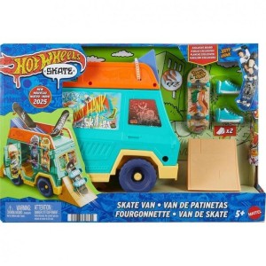 HOT WHEELS SKATE VAN POJAZD ZESTAW 2W1, MATTEL