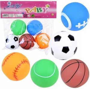 ZESTAW MIĘKKICH PIŁEK 5SZT, MERKPOL