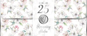 KARNET ROCZNICA ŚLUBU 25