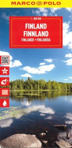 Mapa drogowa Finlandia 1:180 000, praca zbiorowa