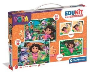 EDUKIT 4W1 DORA, CLEMENTONI