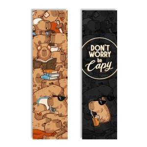 ZAKŁADKA KARTONOWA - DON`T WORRY BE CAPY, MOLOM