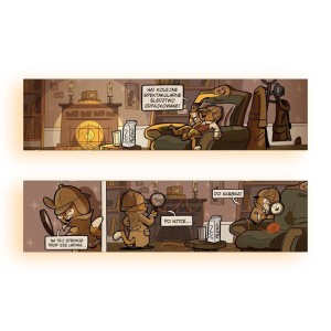 ZAKŁADKA KARTONOWA - SHERLOCK KOCI DETEKTYW, MOLOM