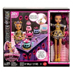 MONSTER HIGH STRASZYSŁODKIE URODZINY TORT I LALKA