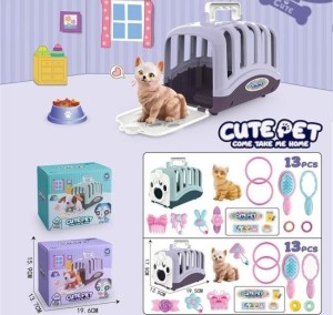 POJEMNIK Z KOTEM I AKCESORIAMI, MERKPOL